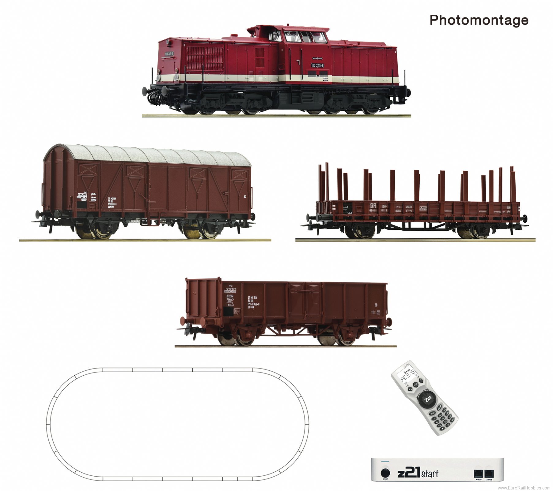 Roco 5110009 Roco z21 start digital set DR class 110 Diese