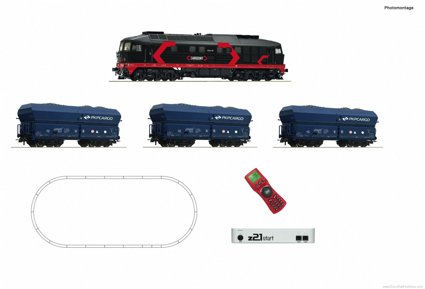 Roco 51342 z21 start digital set: Diesel locomotive clas