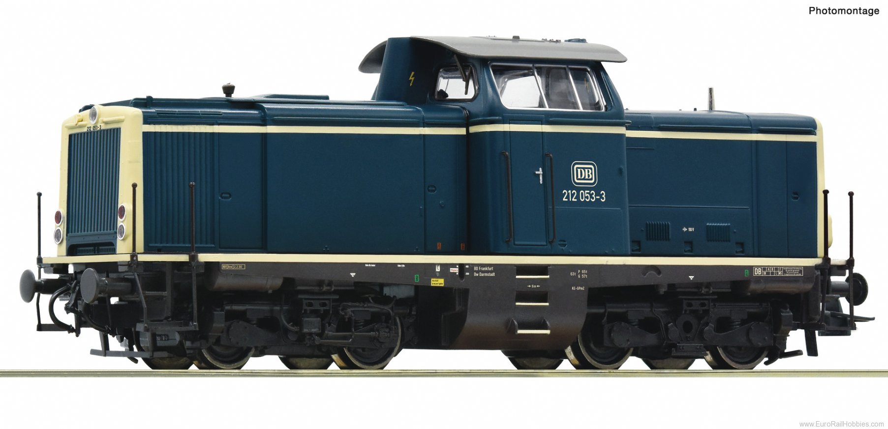 Roco 52538 DB BR 212 Diesel Locomotive Ocean Blue Livery