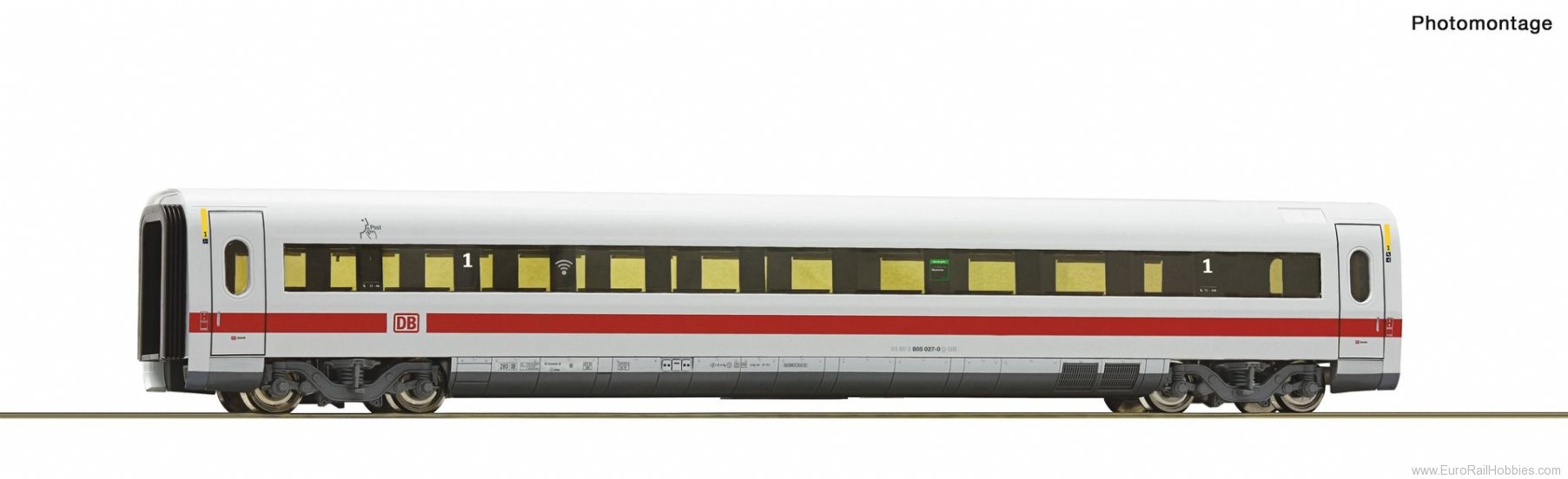 Roco 54273 1st class ICE intermediate wagon, DB AG