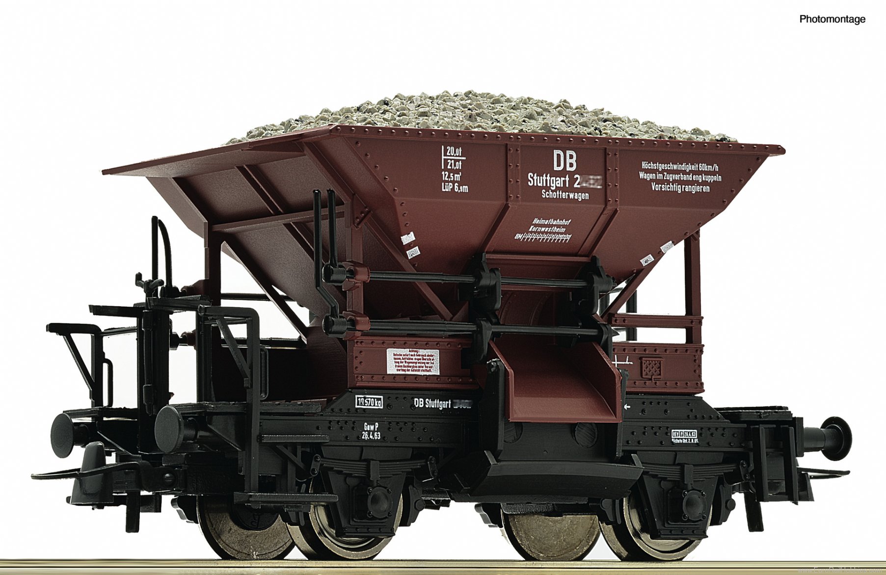 Roco 56245 Talbot ballast wagon, DB