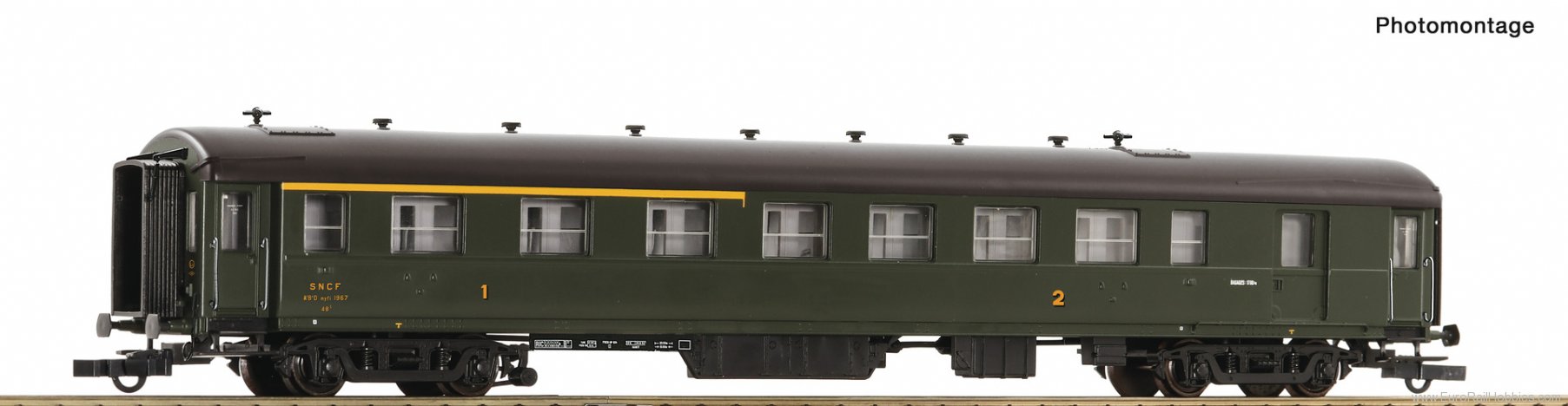 Roco 6200008 1st/2nd class express train coach with baggag