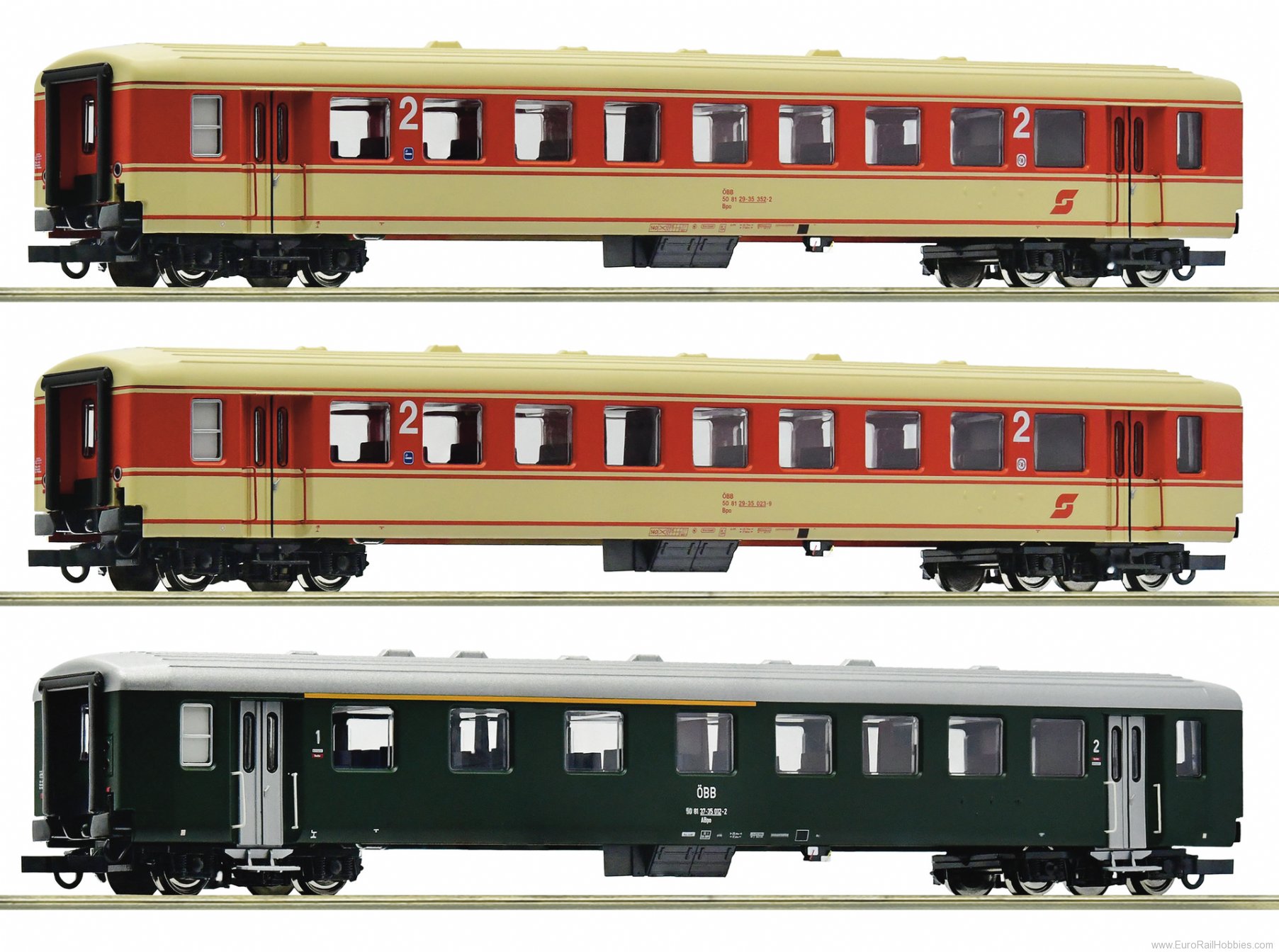 Roco 6200027 OBB 'JAFFA EXPRESS' 3 Piece Passenger Coach S