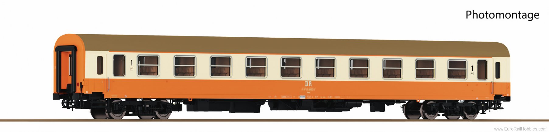 Roco 6200042 1st class express train coach, DR