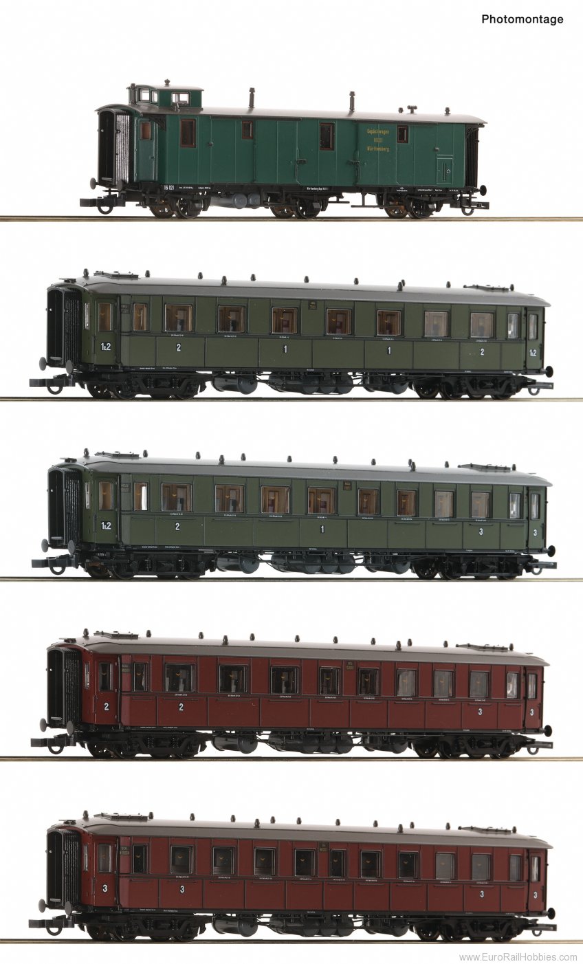 Roco 6200076 Roco KWSTE 5 Piece Set: Express Train Set