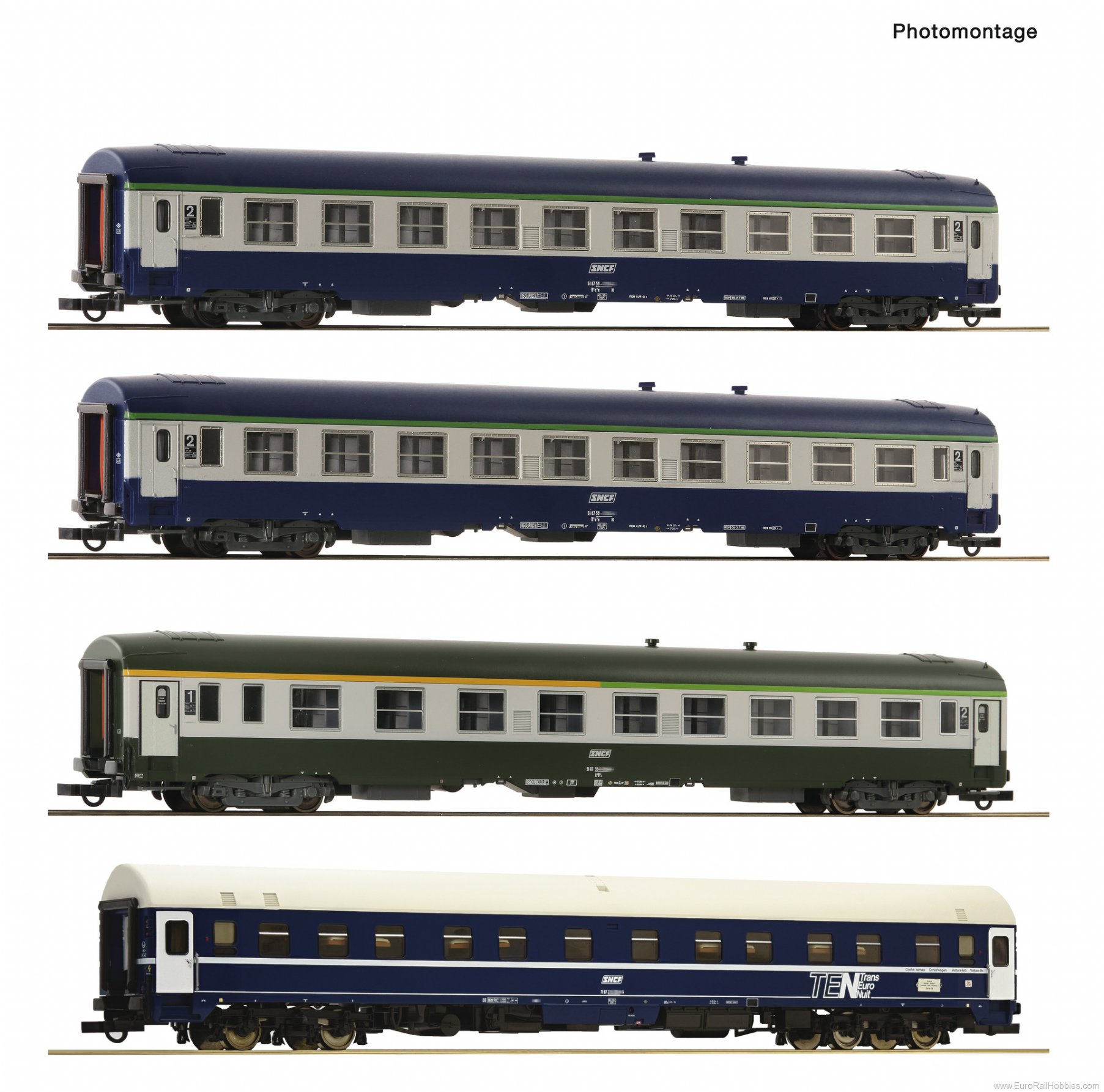 Roco 6200080 Roco SNCF 4-piece set 4: 'Arlberg-Express', C