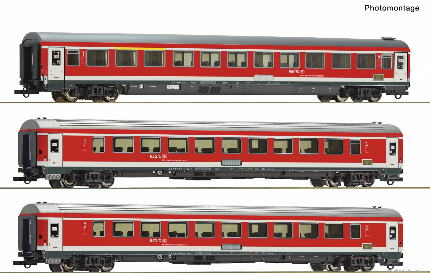 Roco 6200096 Roco DB AG 3 Piece  Set (1): Munich-Nuremberg