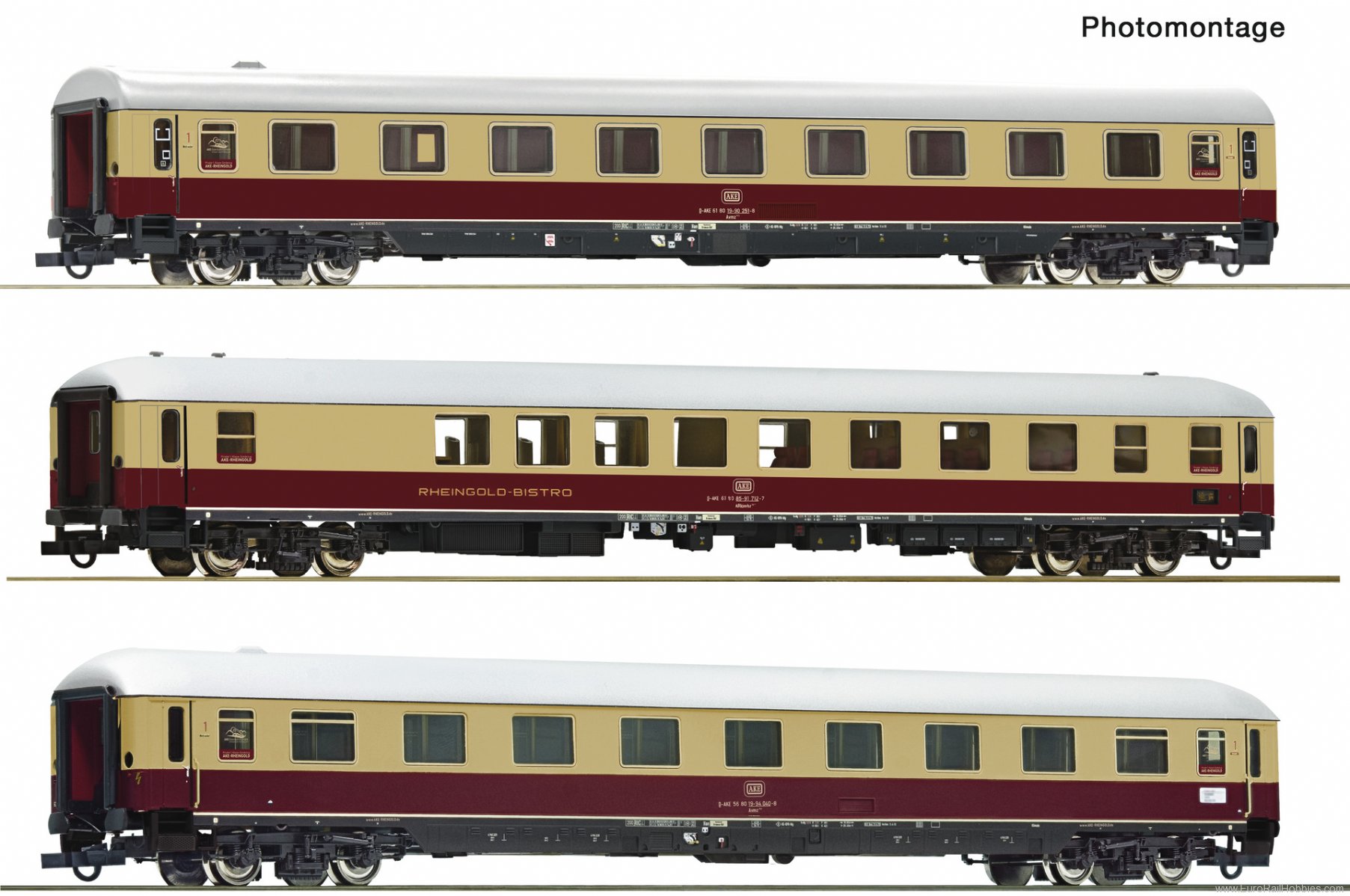 Roco 6200122 Roco 3 piece set (3): 'Rheingold', AKE 