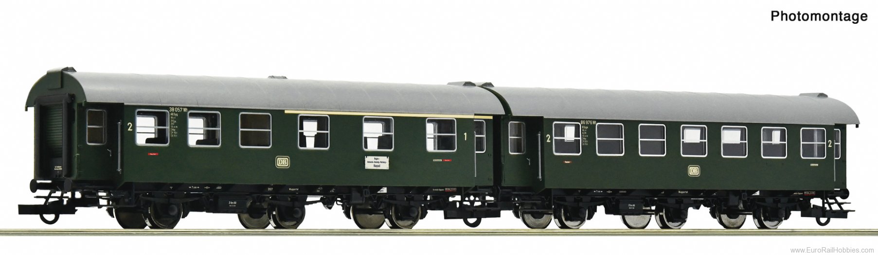 Roco 6200123 Roco DB 2 piece set (1): Conversion Coaches
