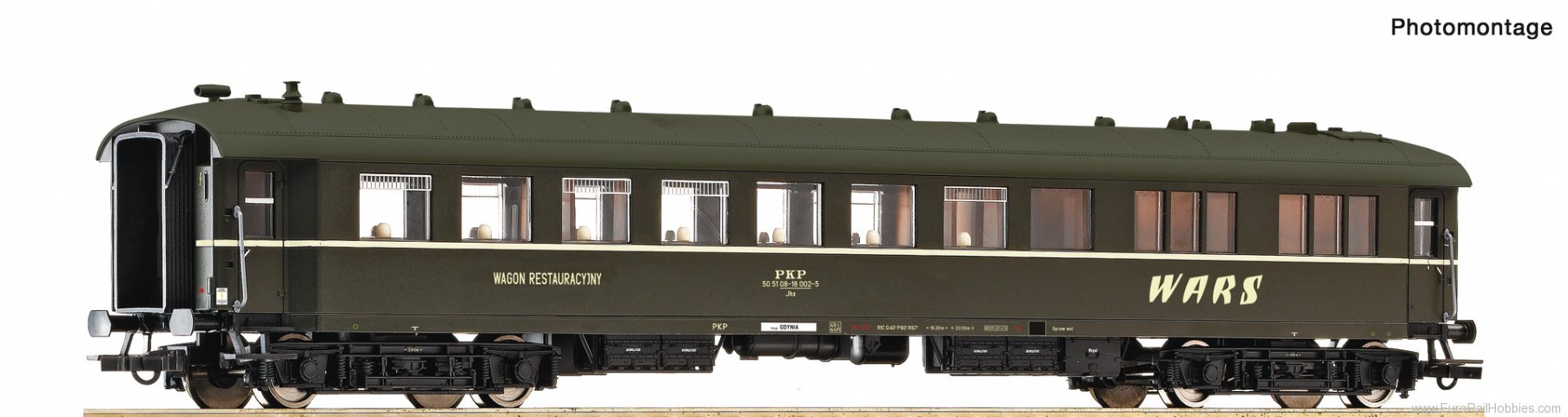 Roco 6200125 Roco PKP/WARS Dining Coach