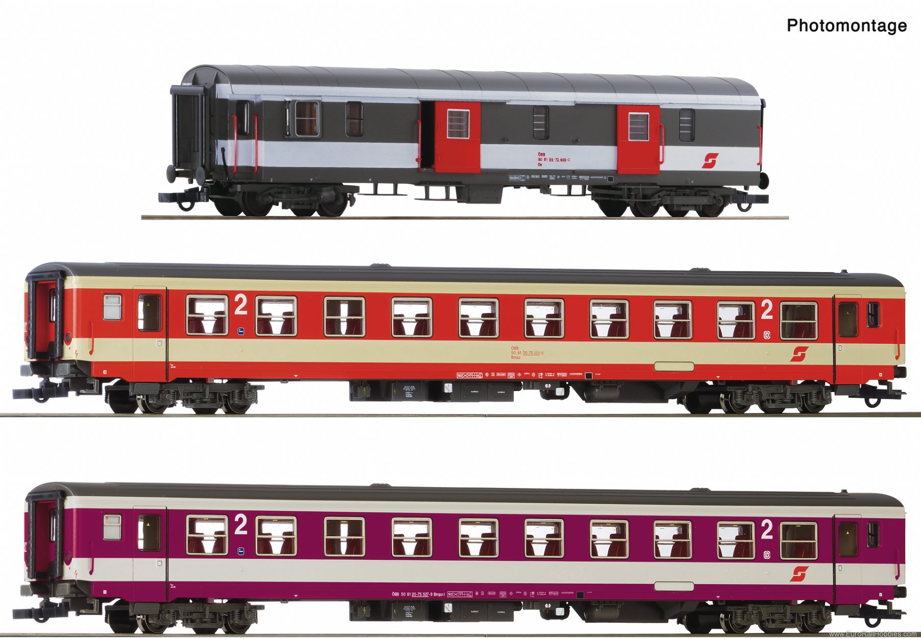 Roco 6200127 Roco OBB 3 piece set (1): Express train 'D 70
