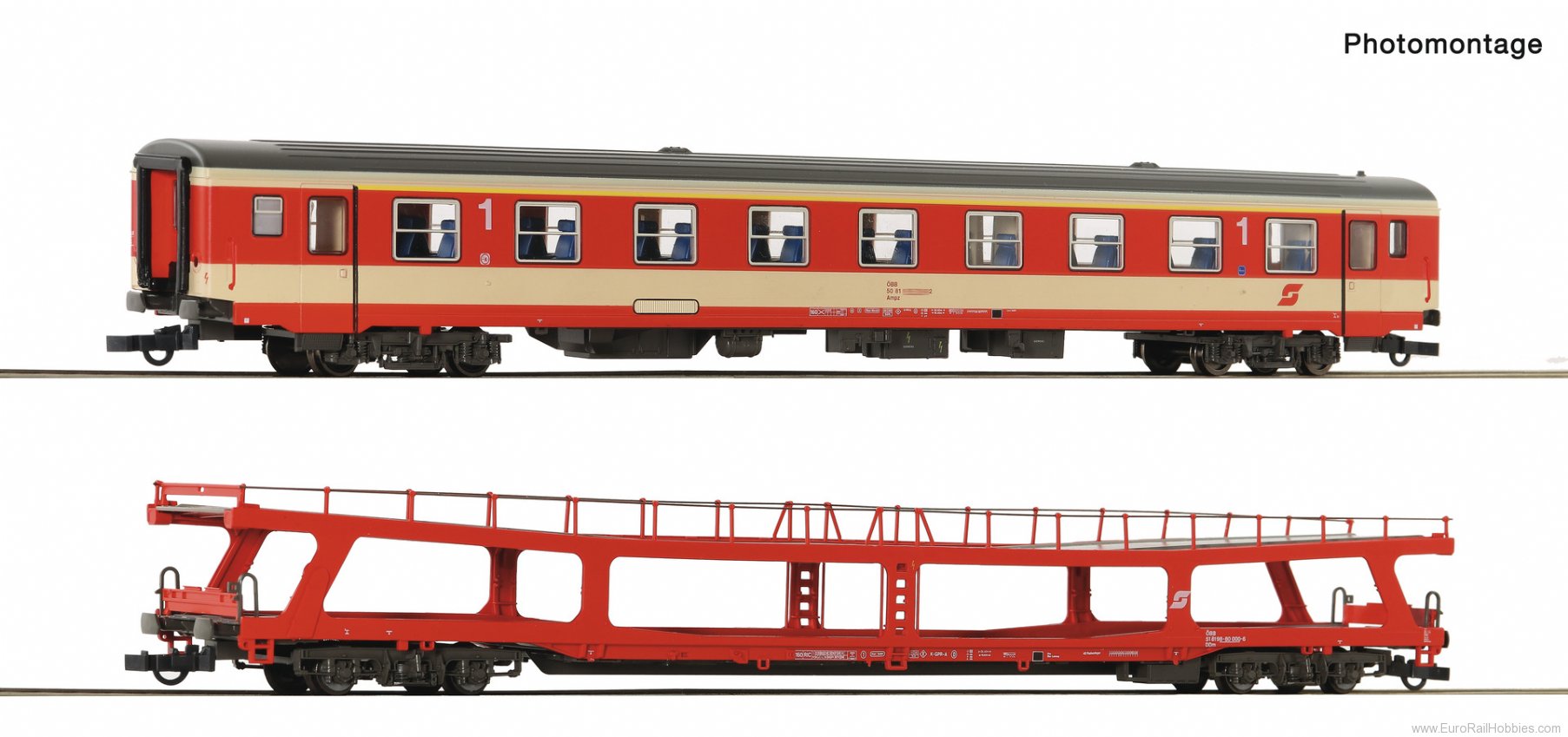 Roco 6200129 Roco OBB 2 piece set (3): Express train 'D 70