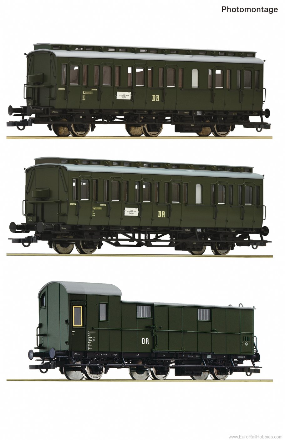 Roco 6200130 Roco DR 3 piece set (1): Branch line train