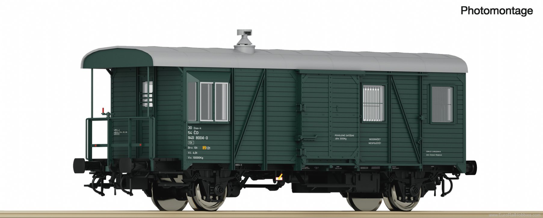 Roco 6200142 Roco CD Goods train guard Wagon