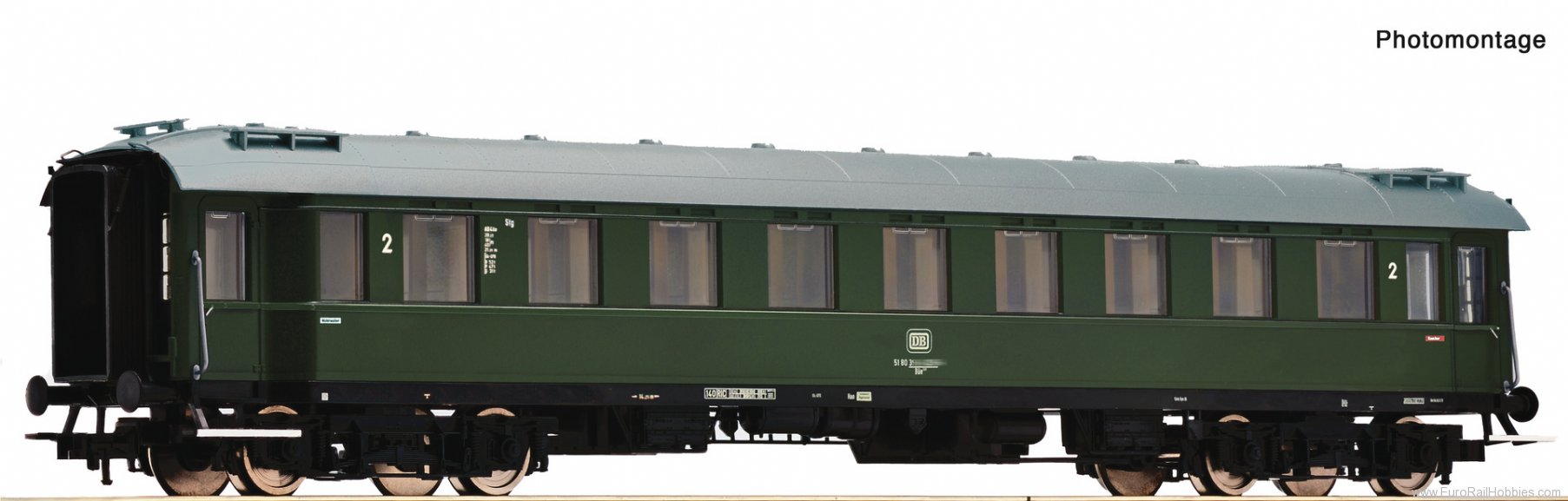 Roco 6200160 Roco DB 2nd class Express Train Coach