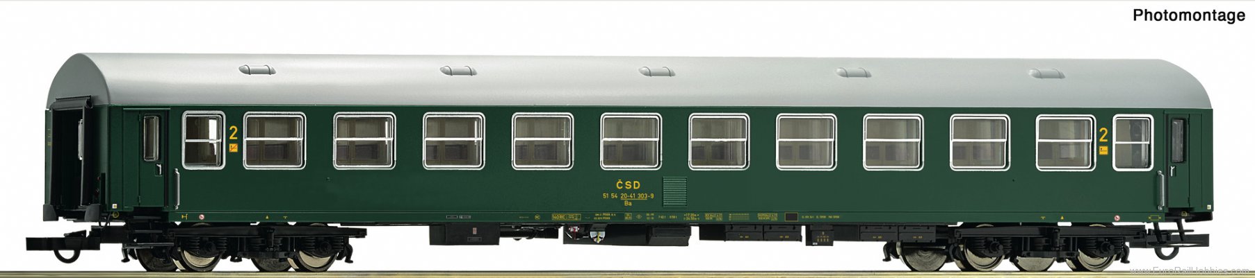 Roco 6200169 Roco CSD 2nd class Passenger Coach