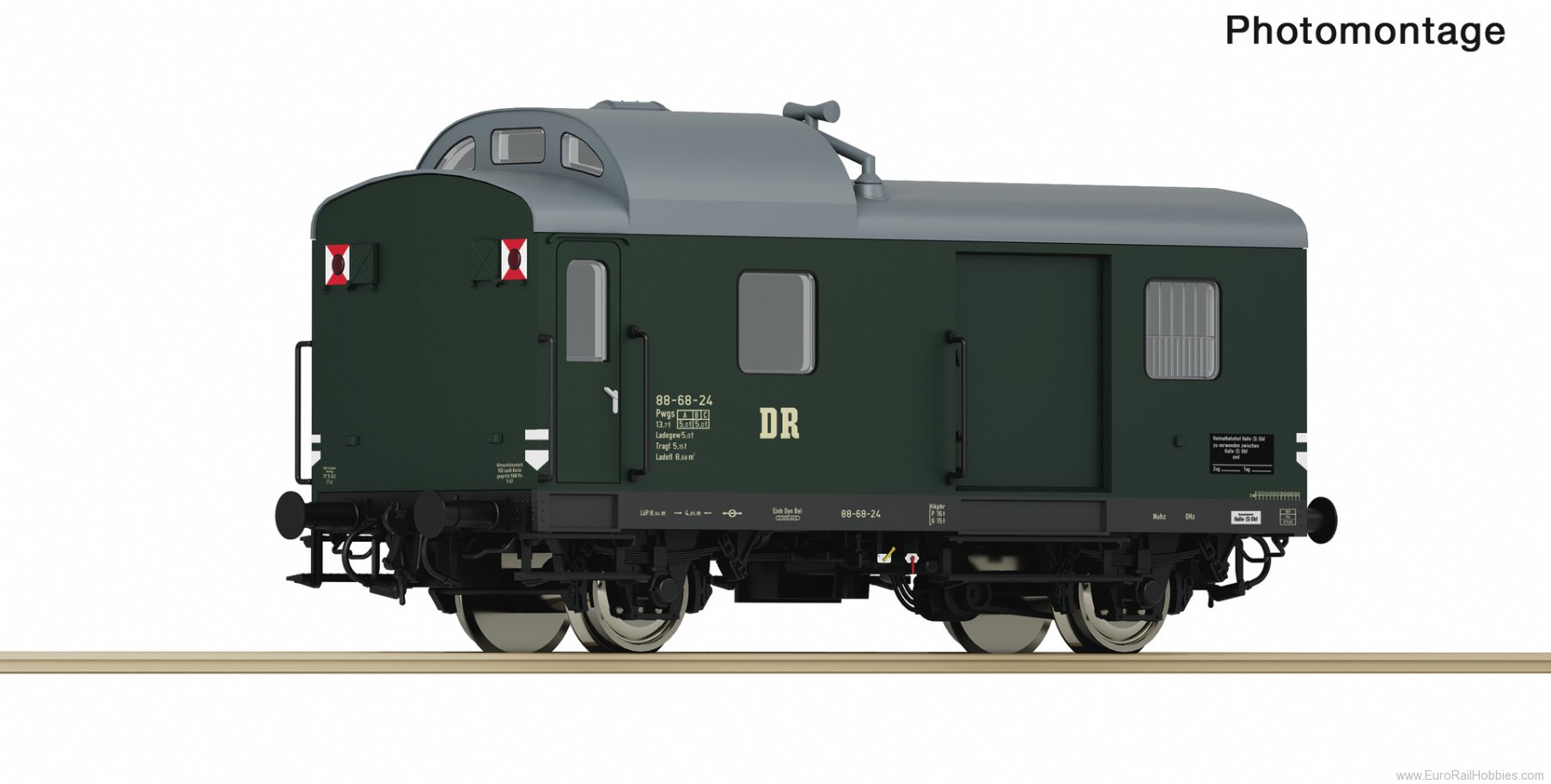 Roco 6210175 DR Goods train guard Wagon