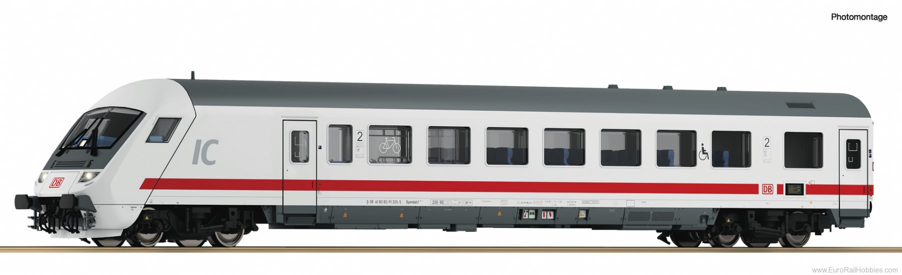 Roco 6220001 IC control coach, DB AG (Marklin AC Version)