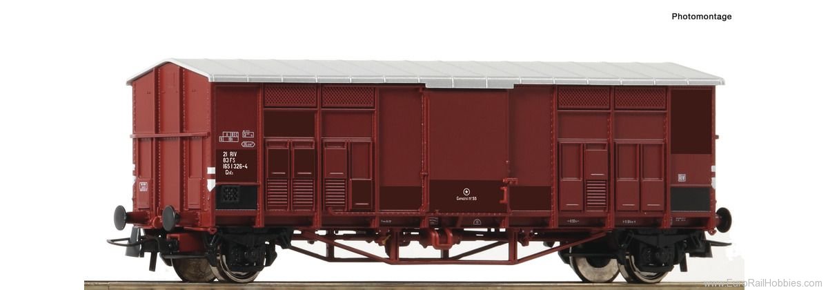 Roco 6600014 Pitched roof wagon, FS
