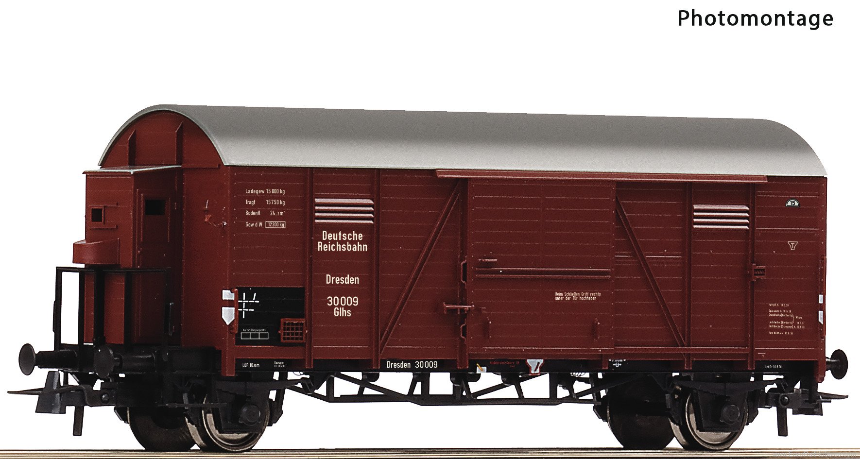 Roco 6600038 Covered goods wagon, DRG