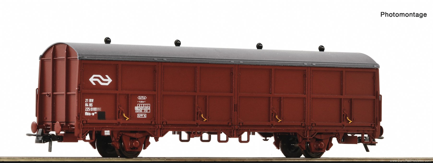 Roco 6600081 Sliding-wall wagon, NS