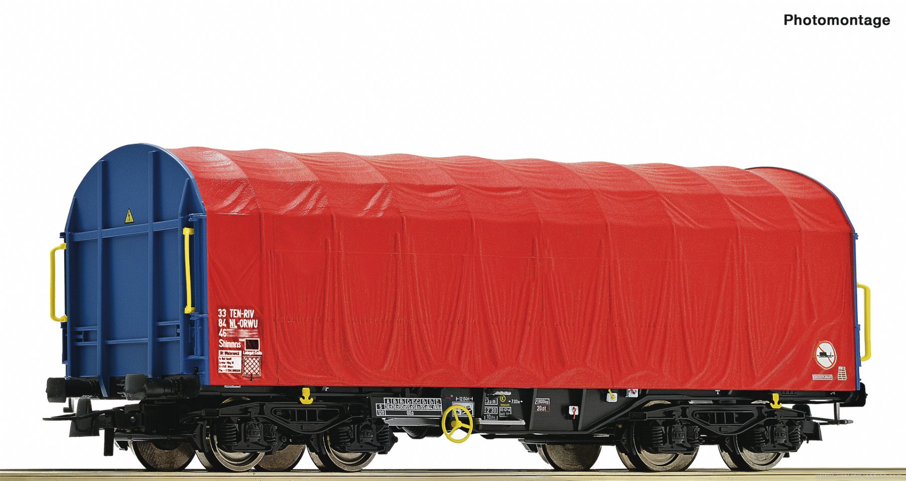 Roco 6600085 Sliding tarpaulin wagon, OnRail