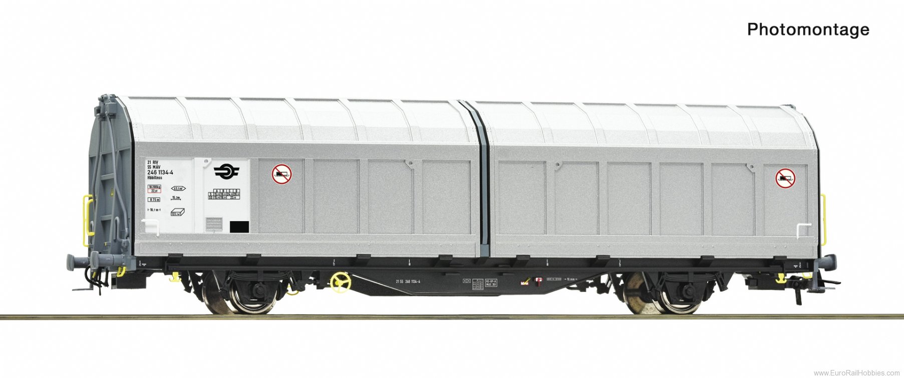 Roco 6600107 Roco MAV Sliding Wall Wagon