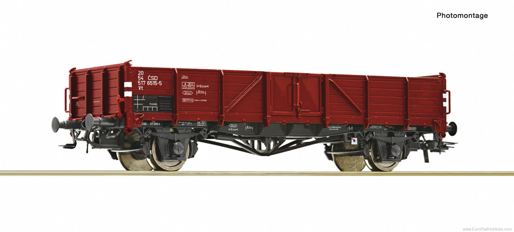 Roco 6600118 Roco CSD Open goods Wagon