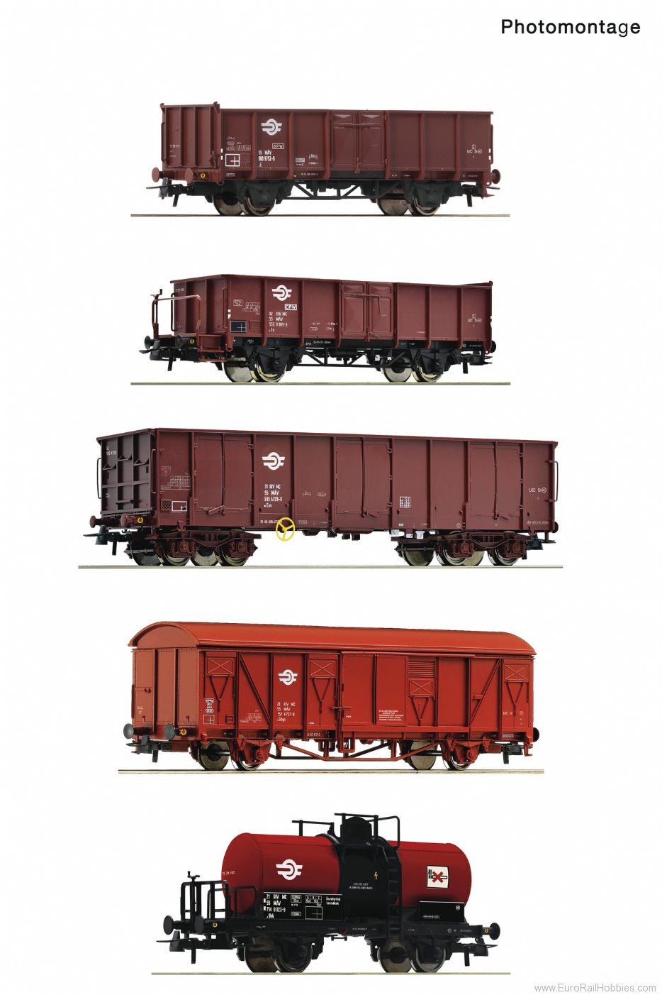 Roco 6600126 Roco MAV 5 piece set: Goods train
