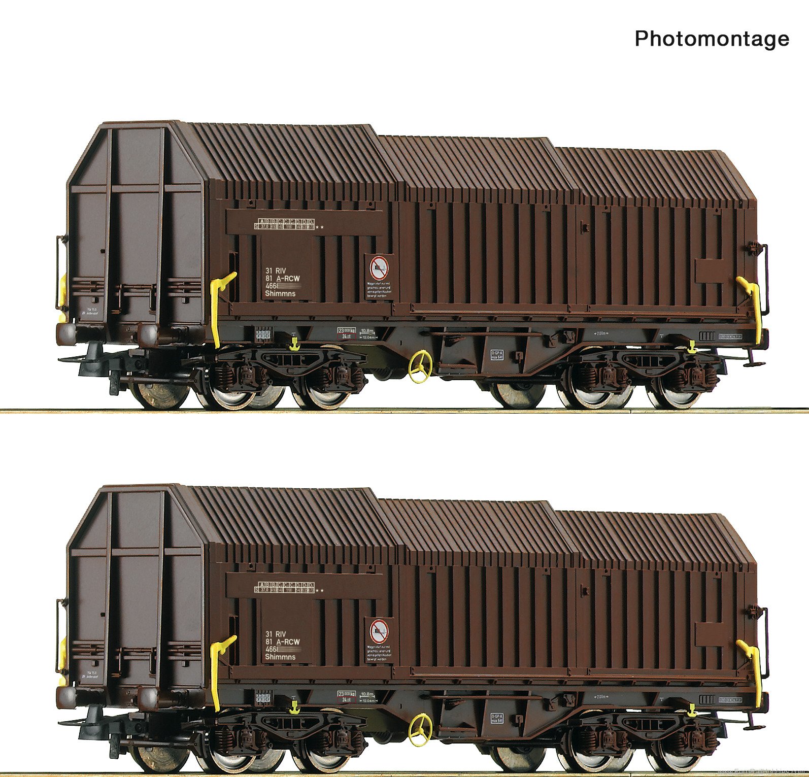 Roco 6600132 Roco OBB 2 piece set: Telescopic hood Wagons