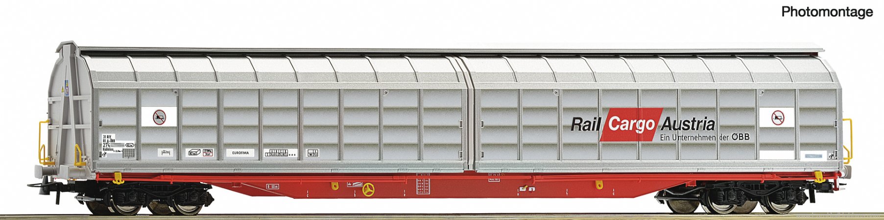 Roco 6600164 Roco RCW Sliding Wall Wagon