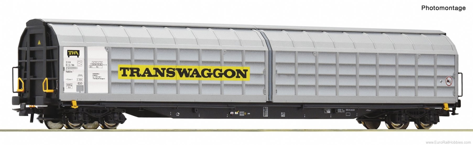 Roco 6600166 Roco Sliding Wall Wagon, Transwaggon 