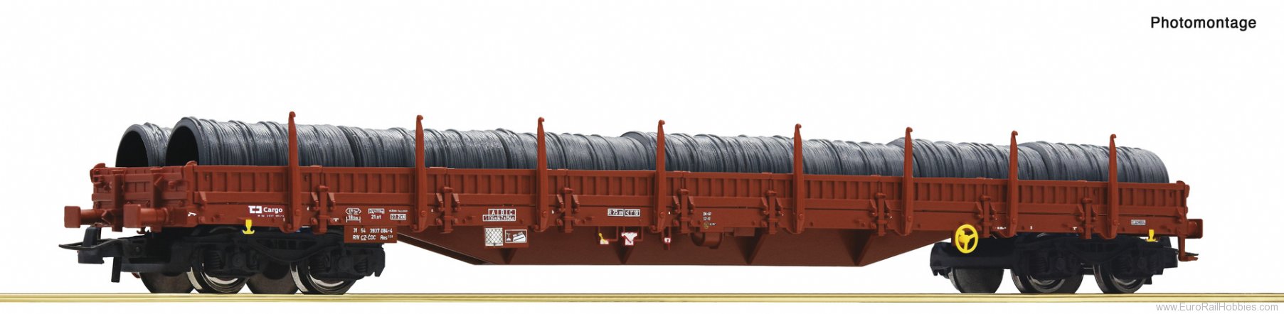 Roco 6600183 Roco CD Cargo Stake Wagon