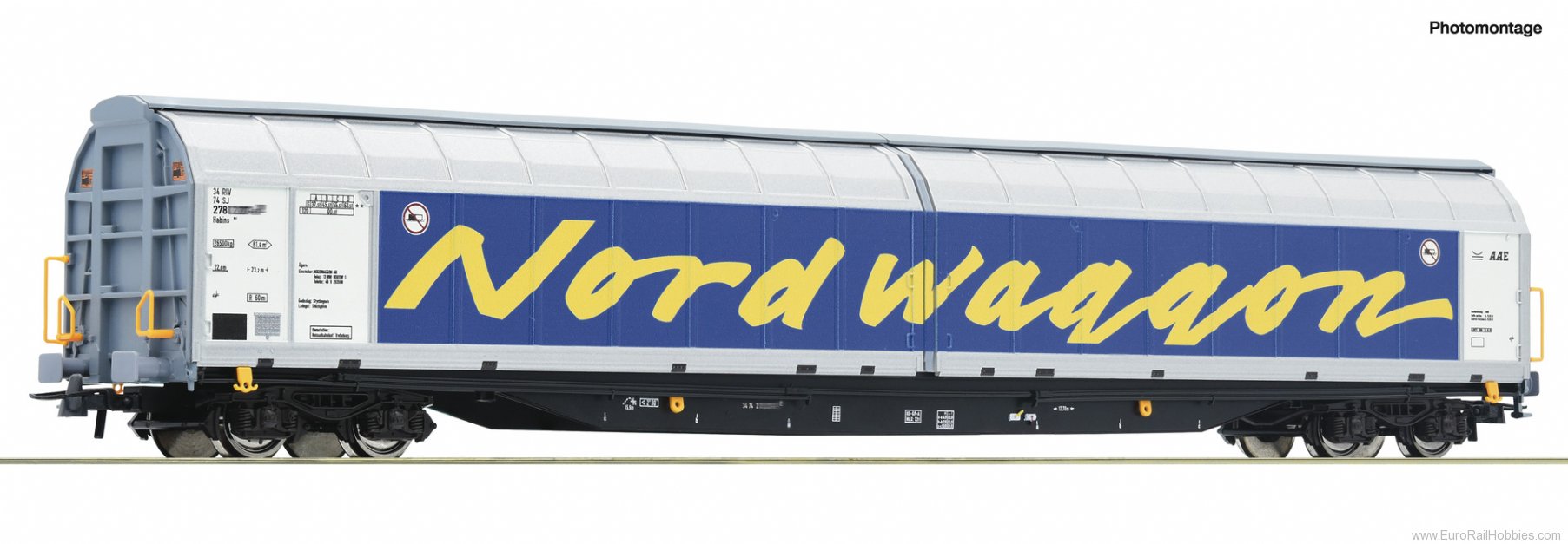 Roco 67318 Sliding wall wagon, SJ 