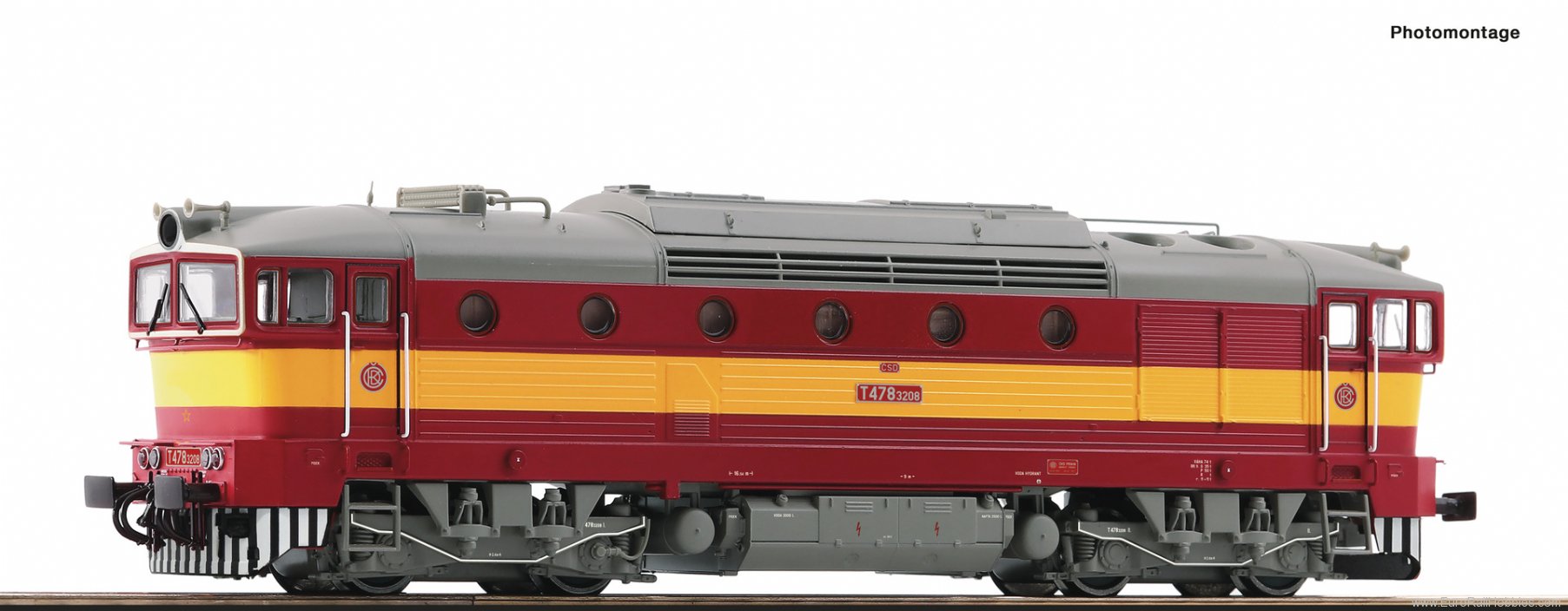Roco 70024 Diesel locomotive T478 3208, CSD (Digital Sou