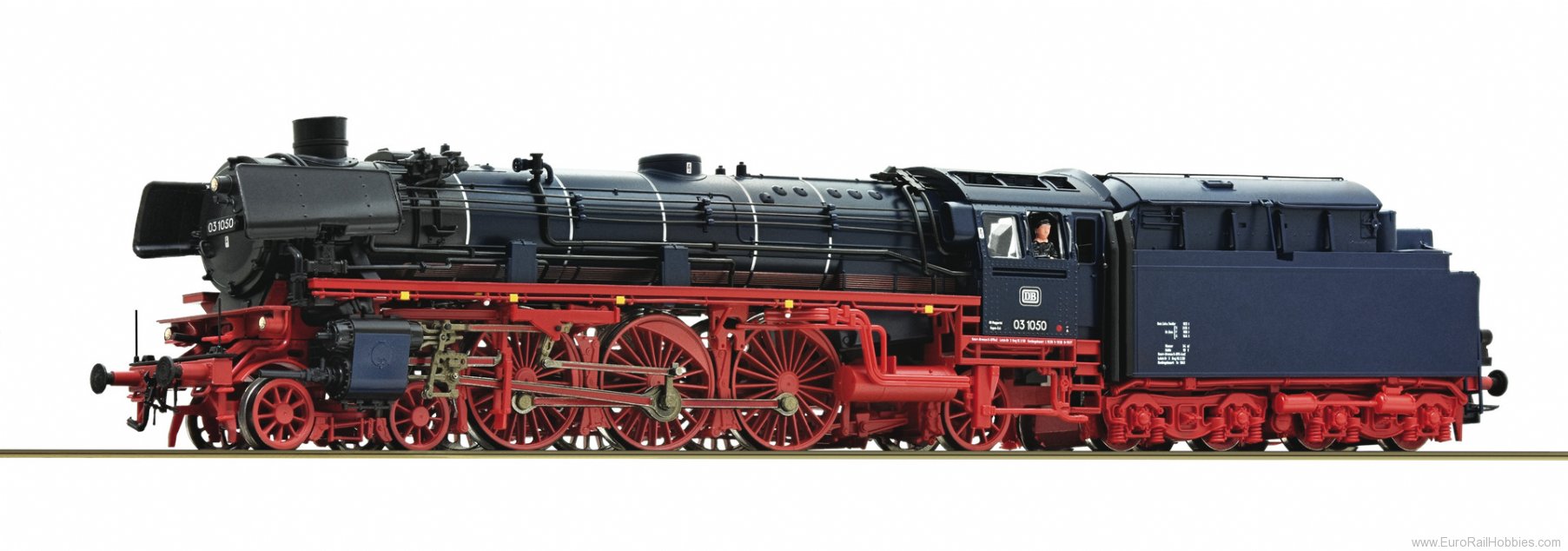 Roco 70030 Steam locomotive class 03.10, DB (DC Analog)