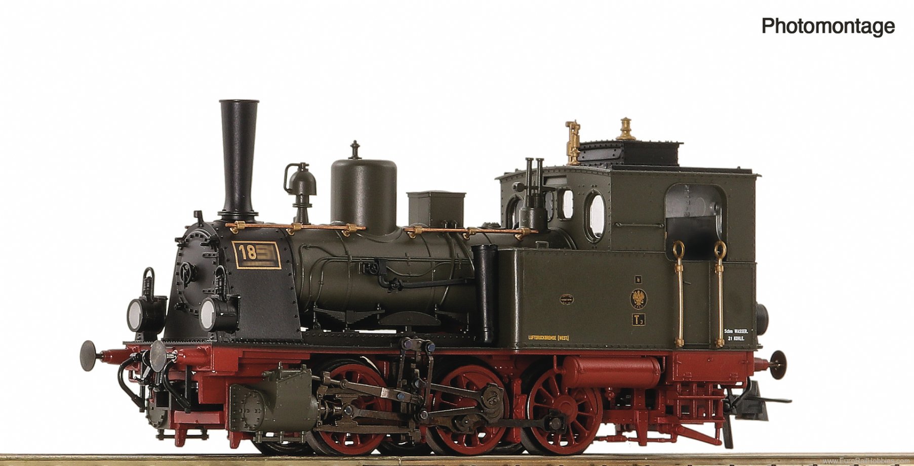 Roco 70036 Steam locomotive T3, K.P.E.V. (DCC Sound)