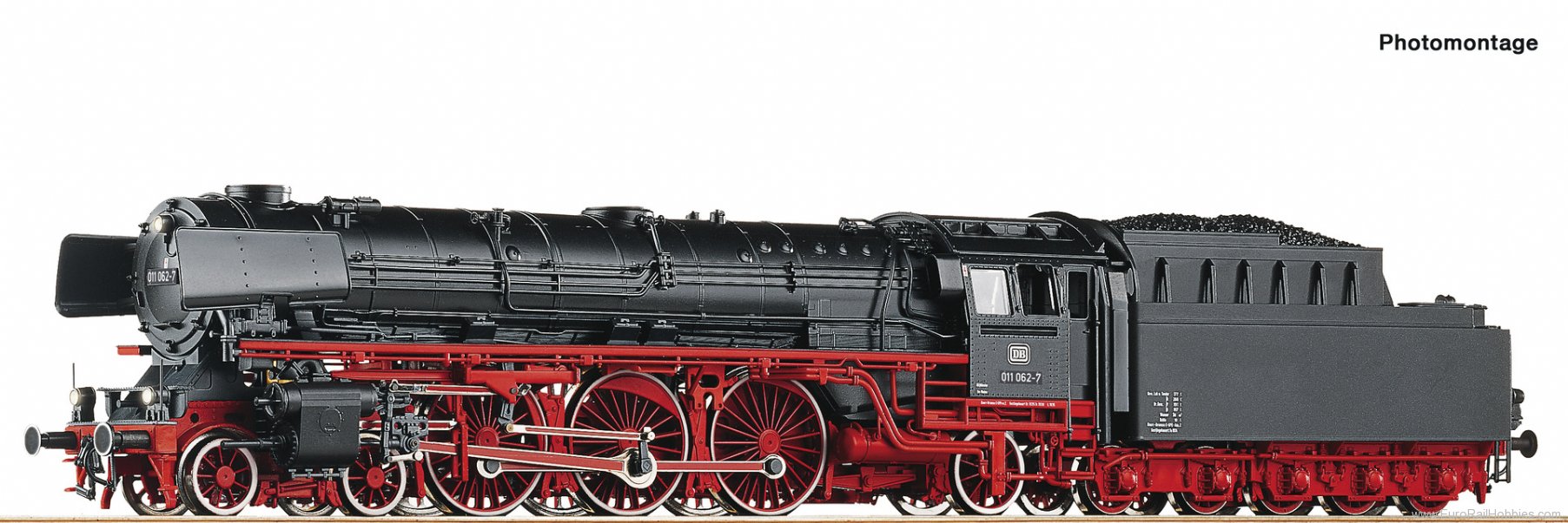Roco 70051 Steam locomotive 011 062-7 DB (DC Analog)