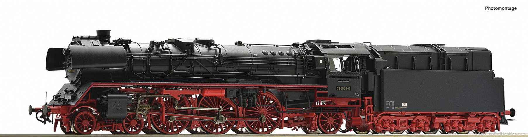 Roco 70067 Steam locomotive 03 0059-0, DR (DC Analog)