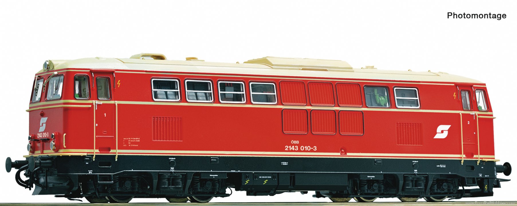 Roco 70074 Roco OBB 2143.07 Diesel locomotive DCC w/Soou