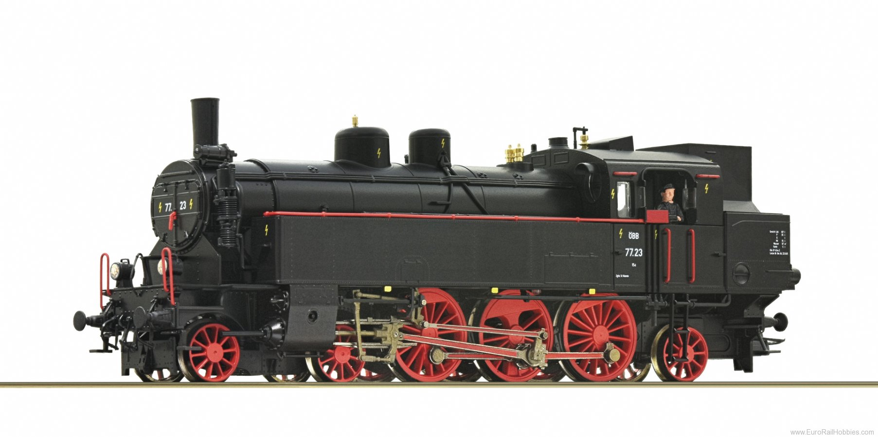 Roco 70075 OBB Steam locomotive 77.23,
