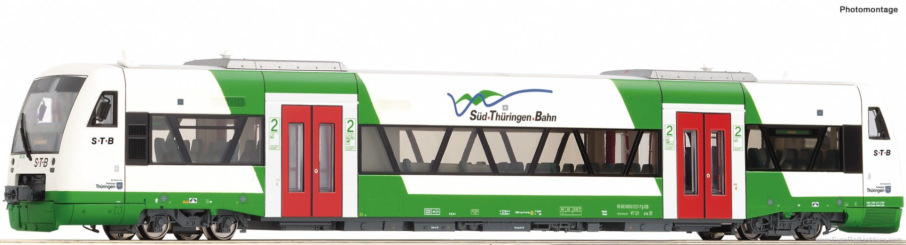 Roco 70188 Diesel railcar VT 121, STB (DC Analog)