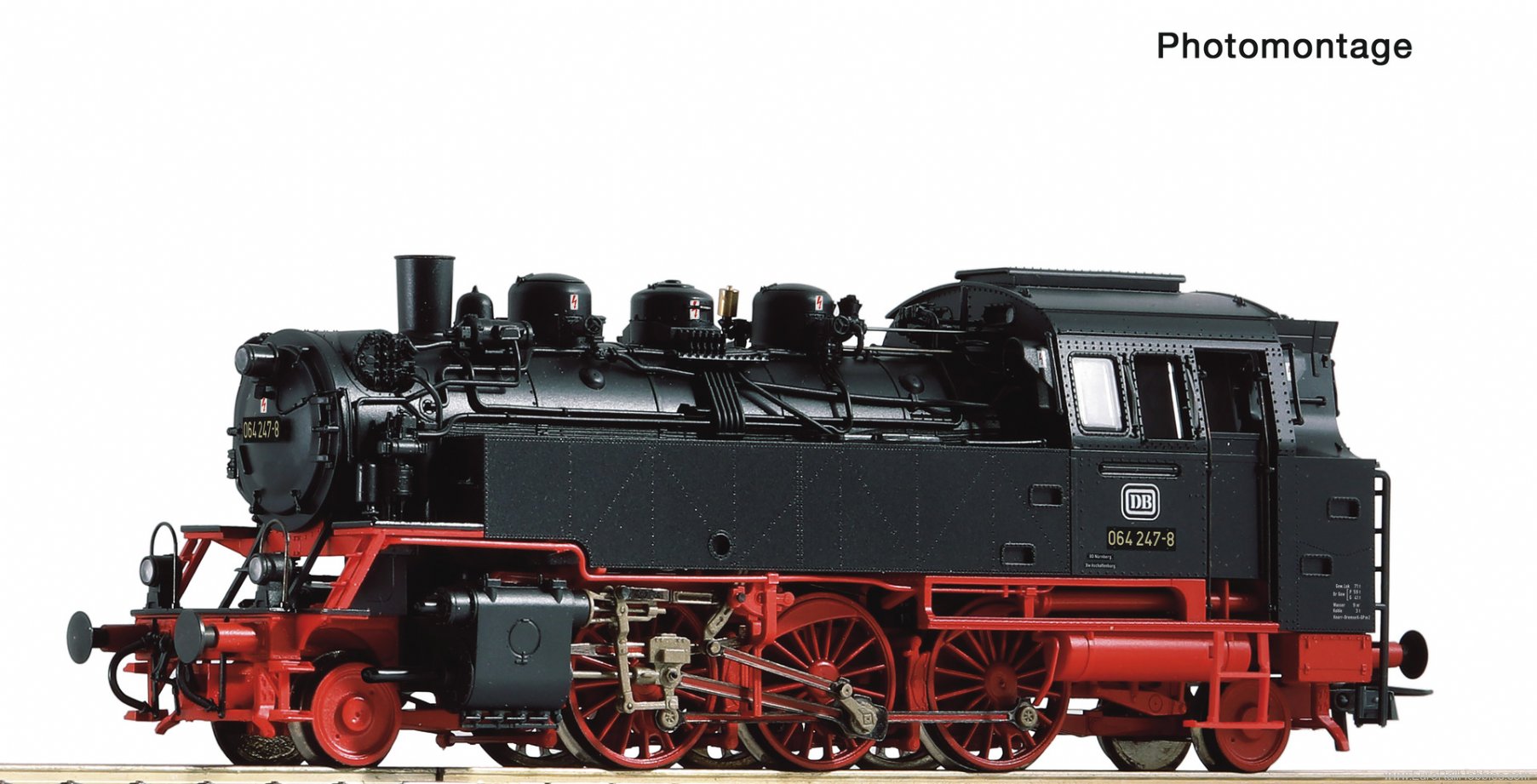 Roco 70217 Steam locomotive 064 247-0, DB (DC Analog)