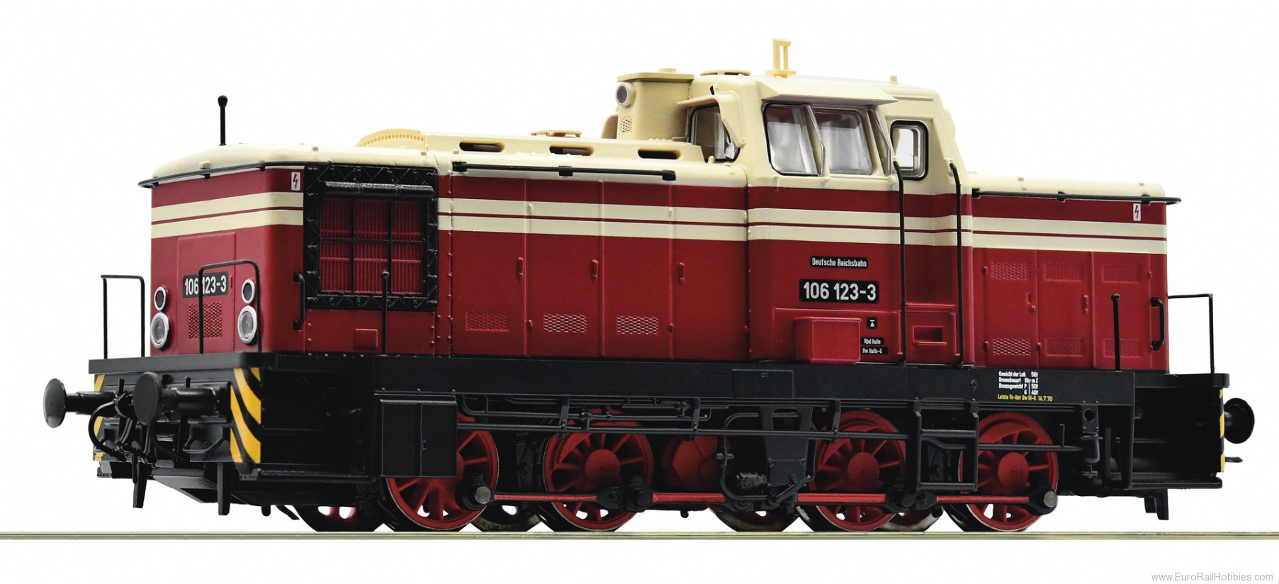 Roco 70259 DR Diesel locomotive class 106, DCC w/Sound
