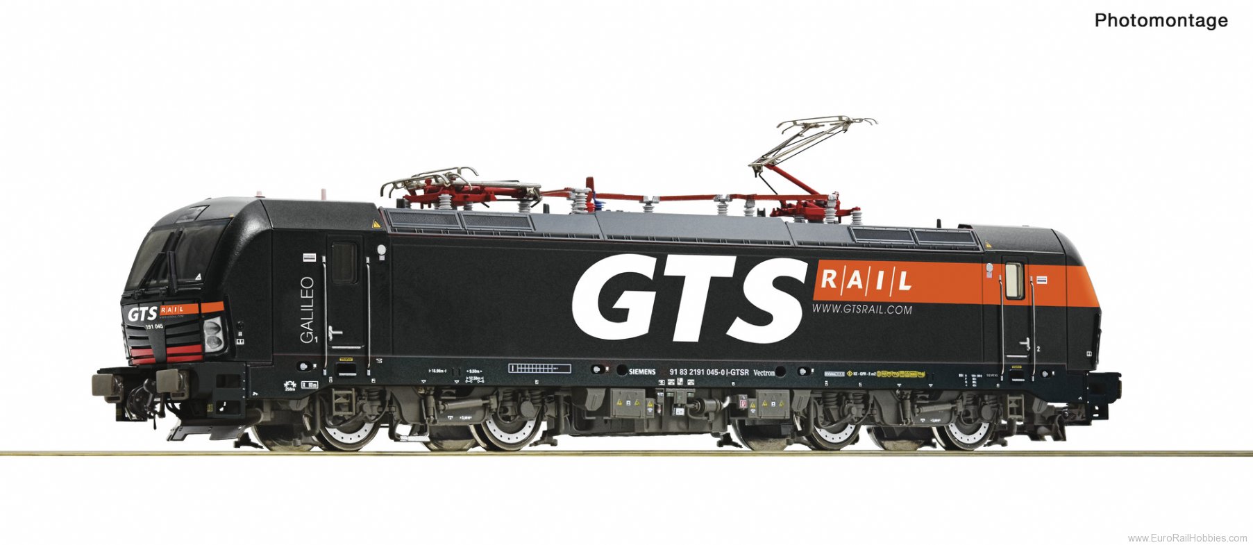 Roco 70324 Roco GTS Rail BR 191 Electric locomotive DCC 