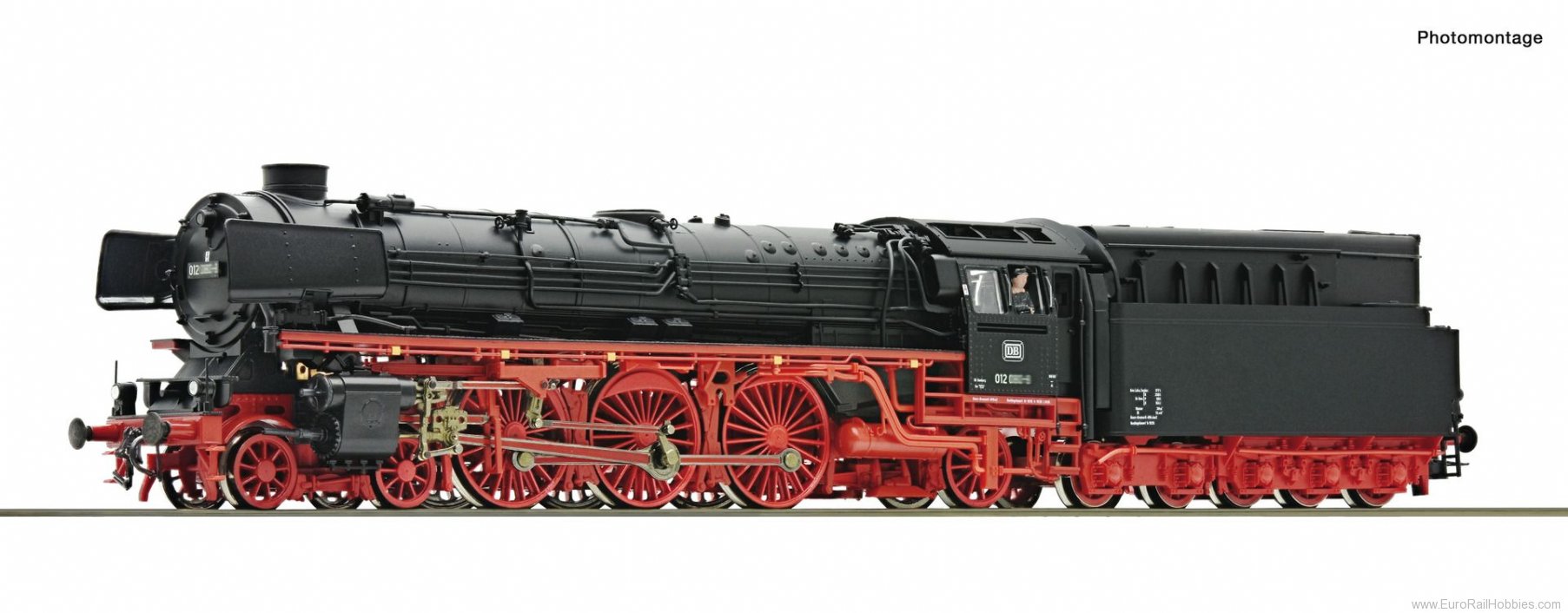 Roco 70341 DB Steam locomotive class 012, DCC w/Sound