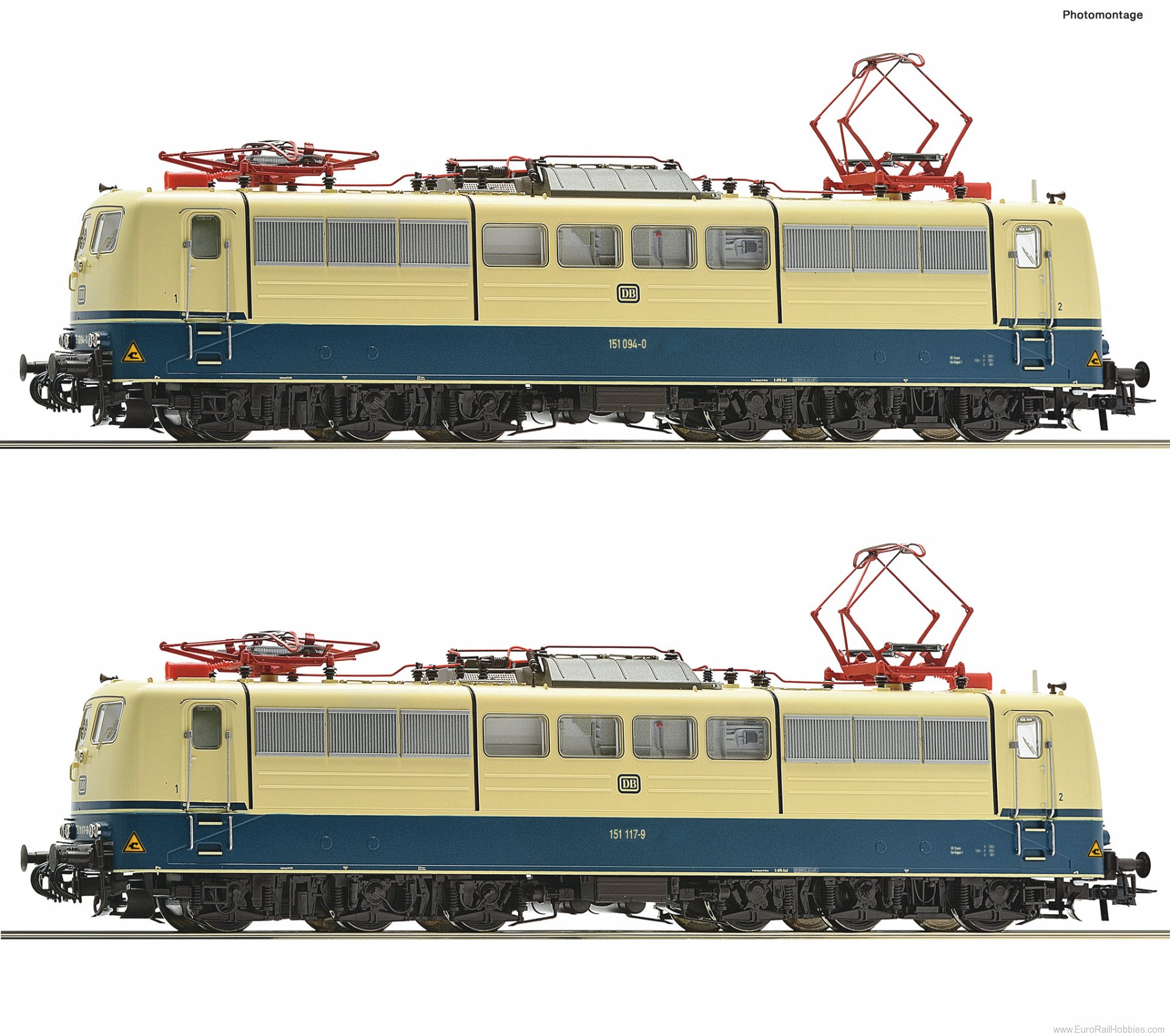 Roco 70407 2-piece set: Electric locomotives 151 094-0 a