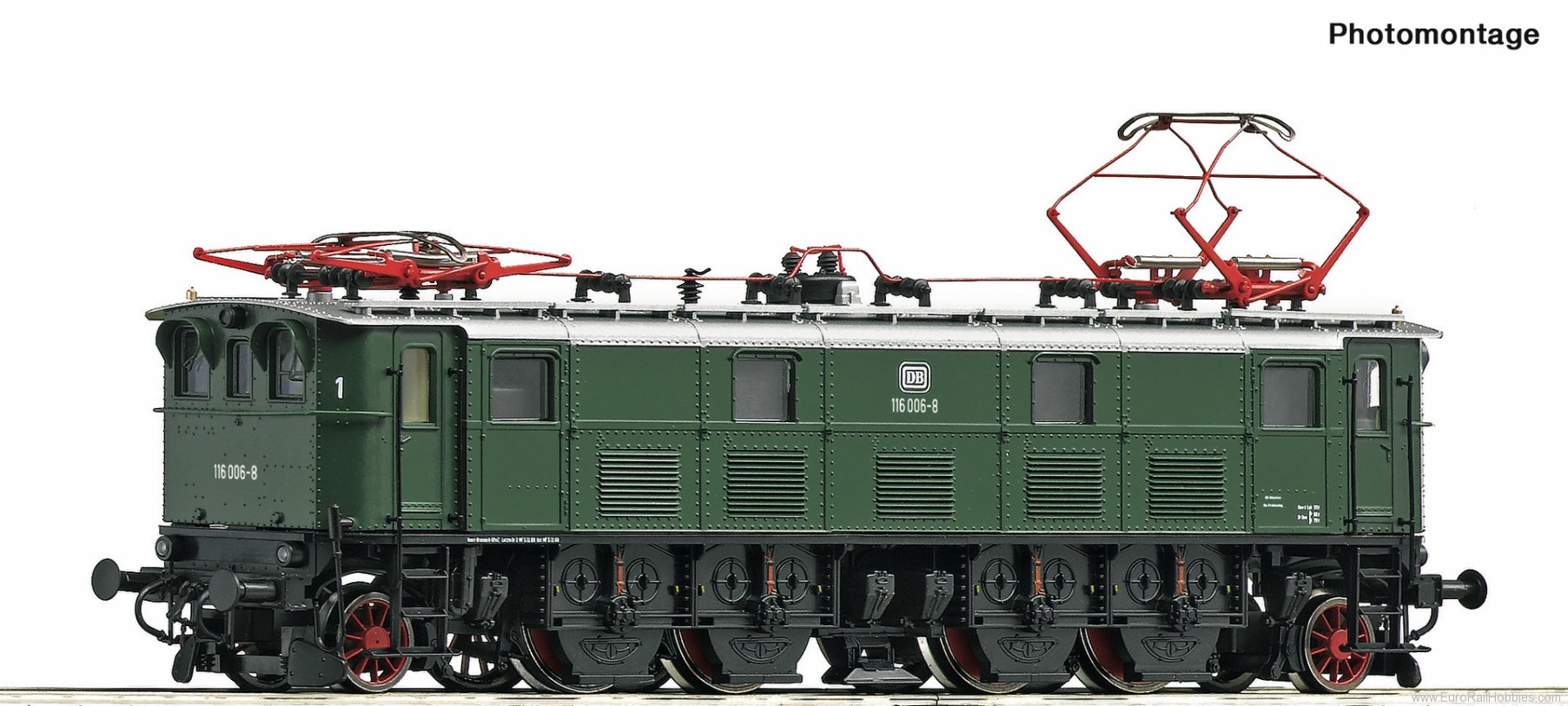 Roco 70462 Electric locomotive 116 006-8, DB (DC Analog)