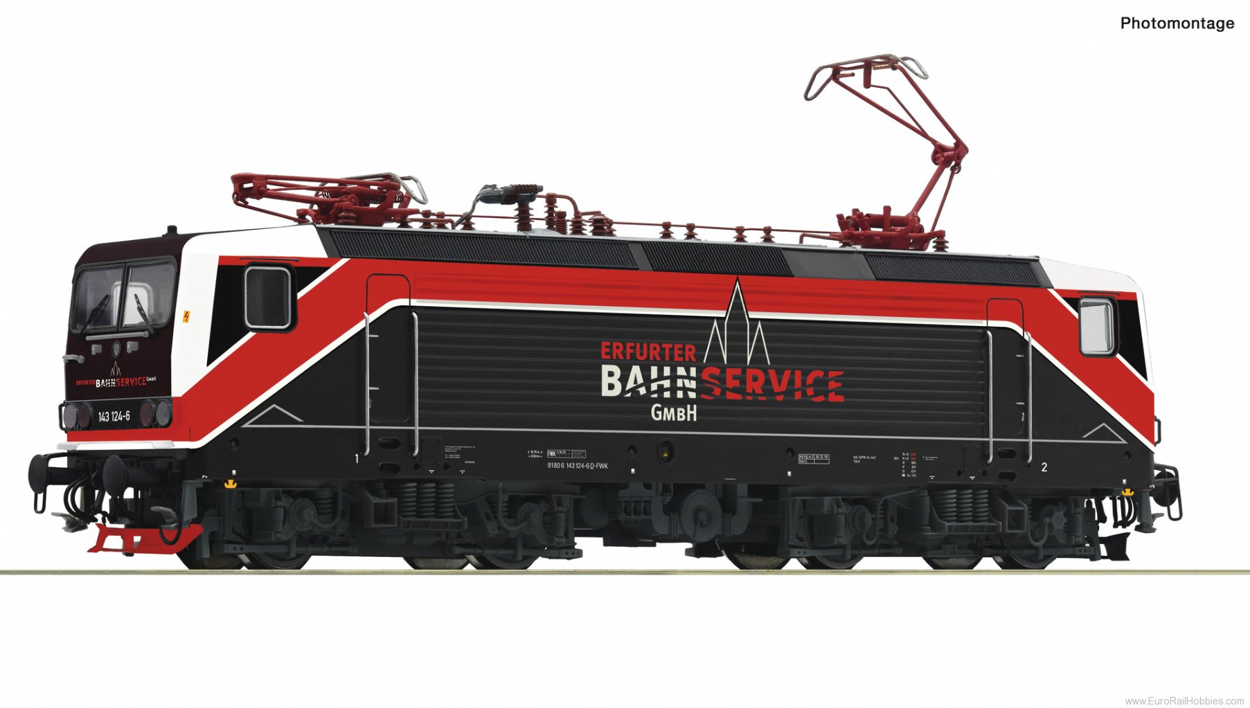 Roco 70481 Electric locomotive 143 124-6, EBS (DC Analog