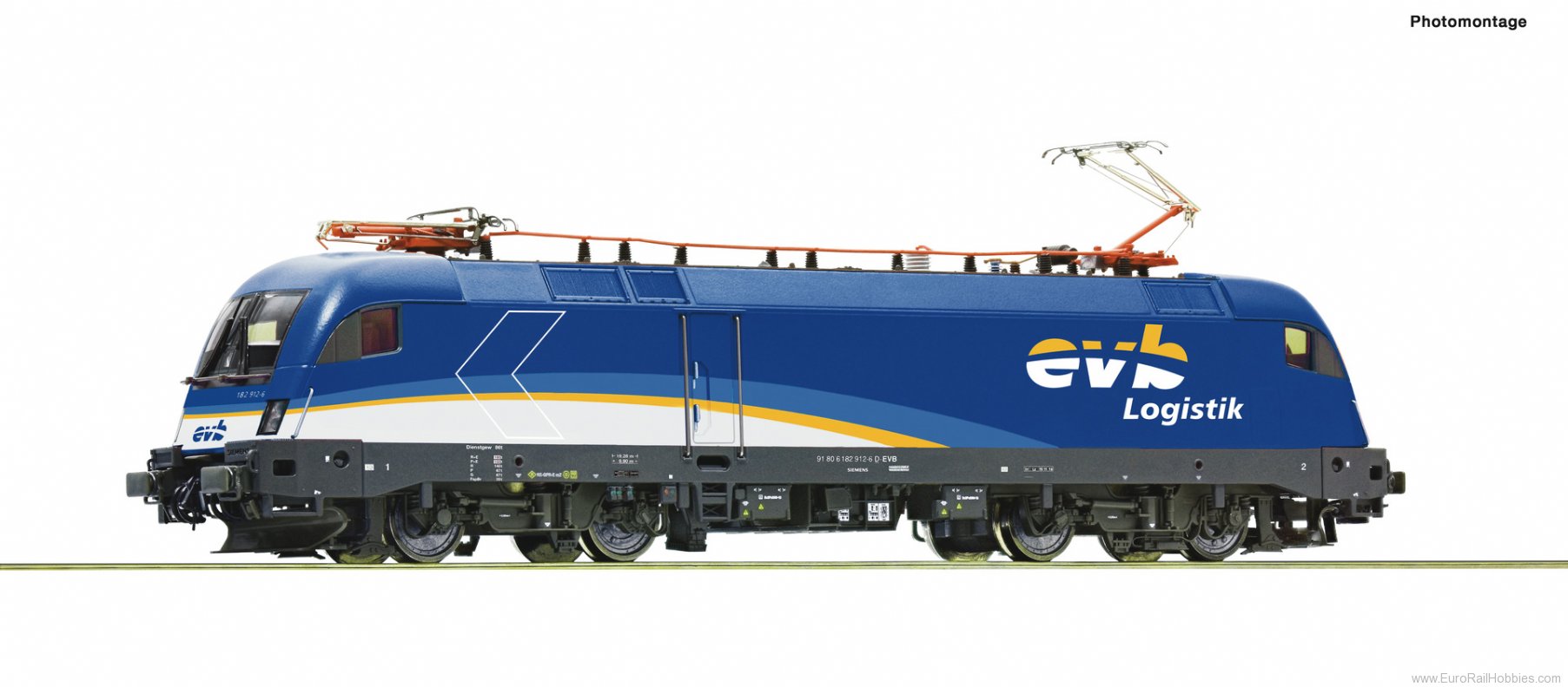 Roco 70524 Electric locomotive 182 911-8, EVB (DC Analog